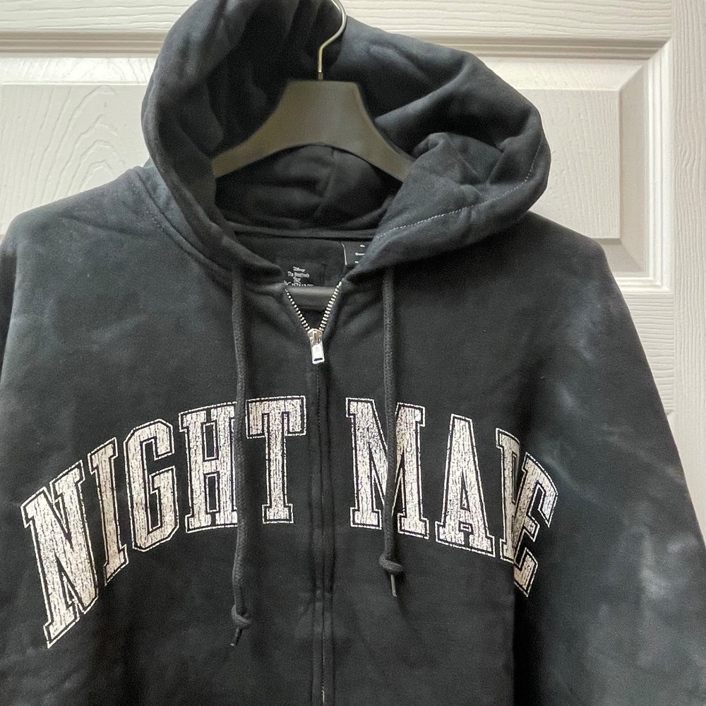 Gap x Disney Oversized XLarge Nightmare Before Christmas Zip Up Hoodie NWT